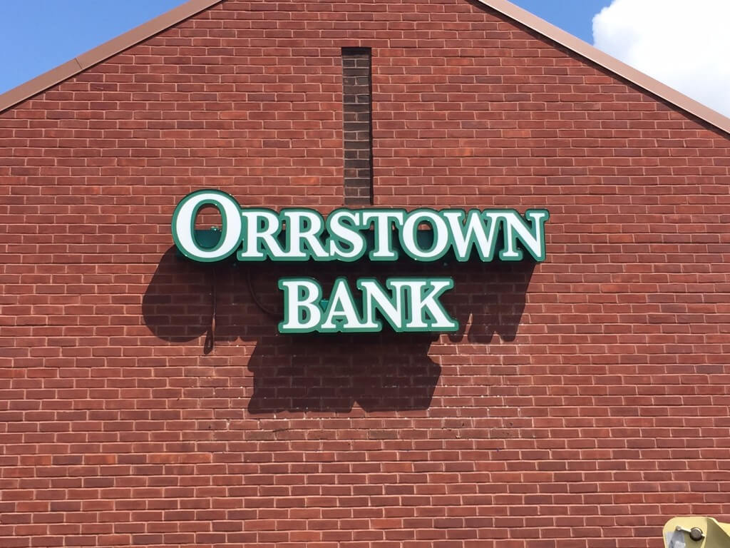 Orrstown Bank Outdoor Signage by Caskey Group