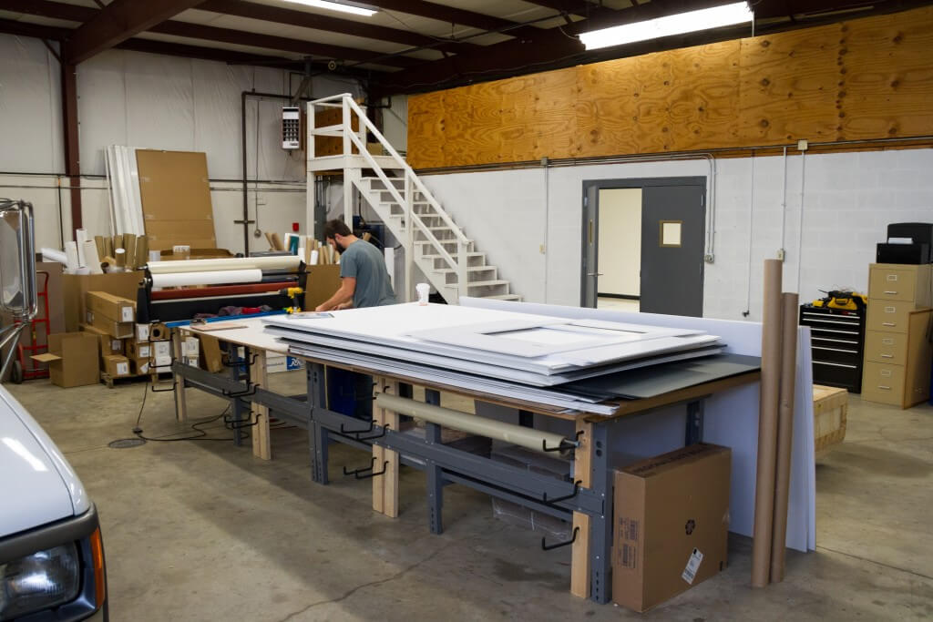 Caskey Group Graphics, Signage and Promotions Production Space